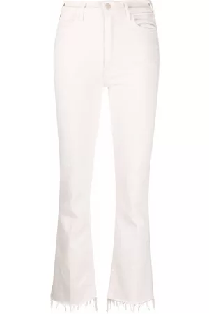 Mother Women Bootcut & Flares - The Hustler ankle-fray jeans