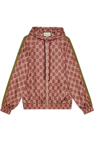 Gucci Women Jackets - GG Supreme printed silk jacket