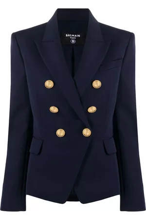 Balmain Double-breasted wool blazer
