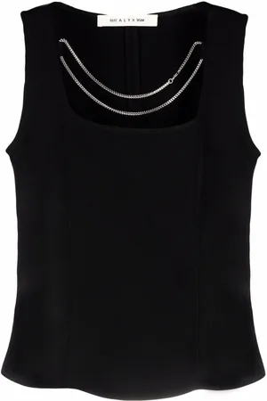 1017 ALYX 9SM Chain-detail sleeveless blouse