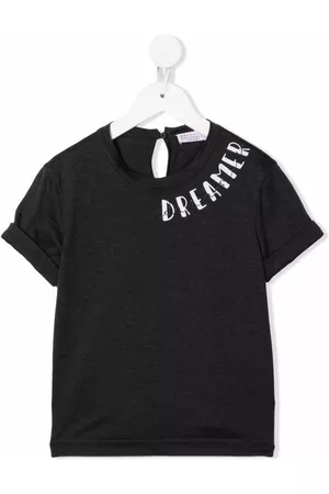 Brunello Cucinelli Slogan-print cotton T-shirt
