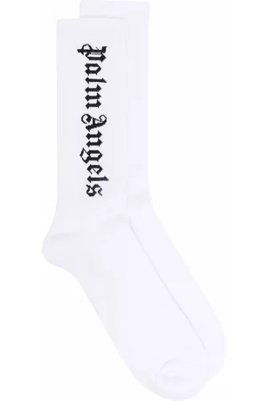 Palm Angels Intarsia logo socks