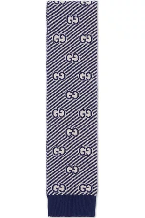 Gucci Boys Scarves - GG intarsia-knit scarf