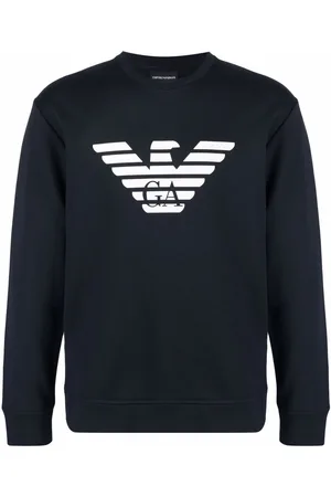 Emporio Armani Logo-print crew-neck sweatshirt