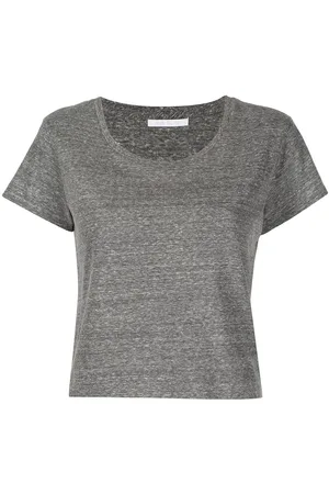 JOHN ELLIOTT Scoop-neck cropped T-Shirt