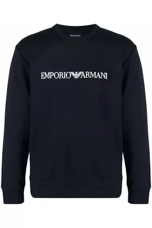 Emporio Armani Logo-print crew-neck sweatshirt