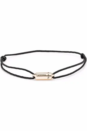 Le Gramme Logo capsule cord bracelet