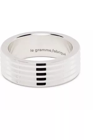 Le Gramme Guilloché horizontal ribbon ring