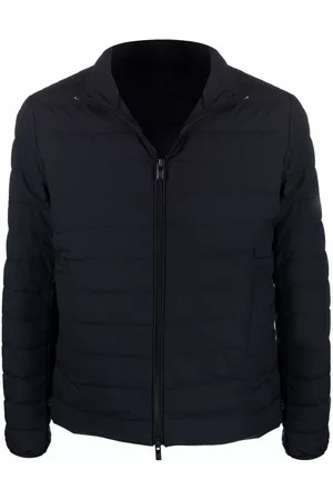 Emporio Armani Padded logo-patch jacket