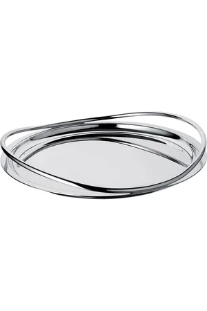 Christofle Vertigo 39cm -plated round tray