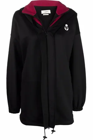 Marant Etoile Logo-print hooded jacket