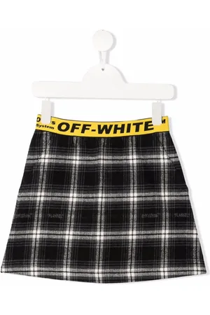 OFF-WHITE Check-print skirt