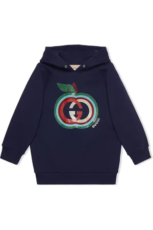 Gucci Apple-print cotton hoodie