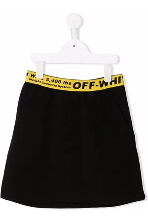 OFF-WHITE Logo waistband mini skirt