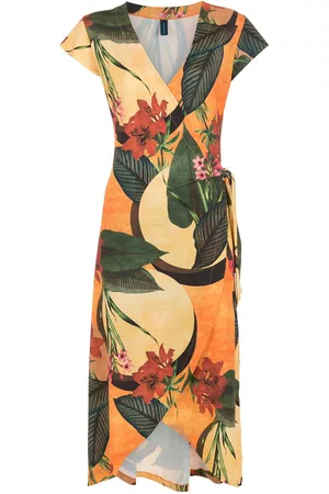 Lygia & Nanny Falcão floral-print wrap dress
