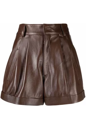 Manokhi Jett leather shorts