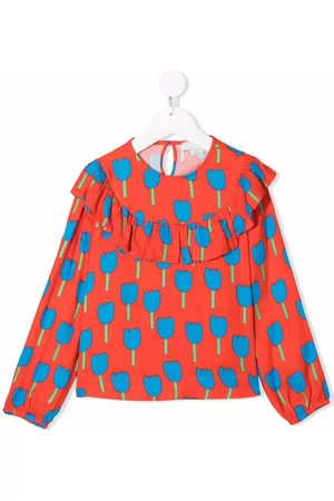 Stella McCartney Girls Blouses - Floral-print blouse
