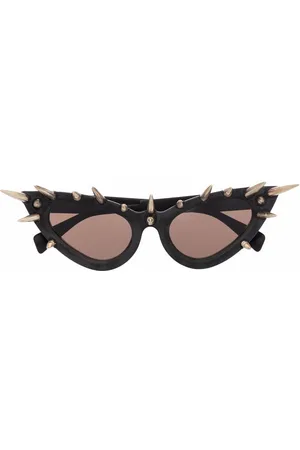 KUBORAUM Cat-eye frame spiked sunglasses