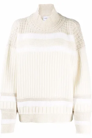 Barrie Colour-block cashmere jumper