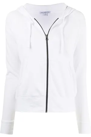 James Perse Zipped drawstring hoodie