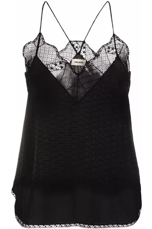 Zadig & Voltaire Scallop-edge slip vest