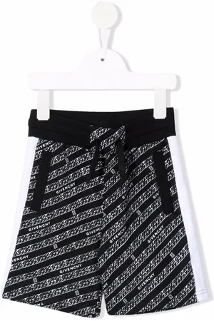Givenchy Kids 4G logo-print track shorts - White