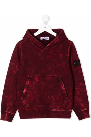 Stone Island Distressed-effect cotton hoodie