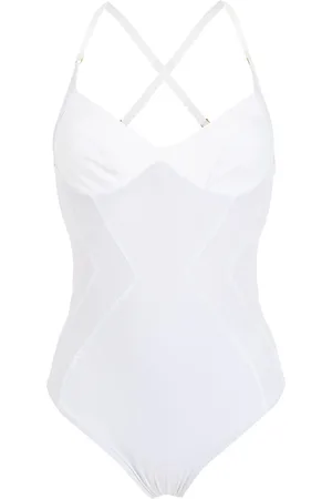 AMIR SLAMA Panelled swimsuit