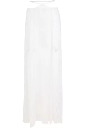 AMIR SLAMA Lace maxi skirt