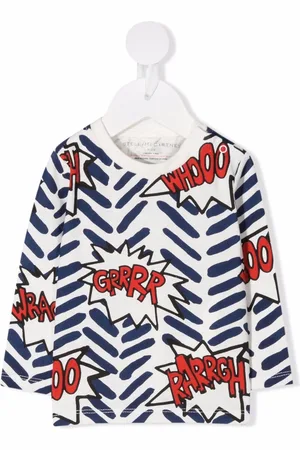 Stella McCartney Comic bubbles organic-cotton T-shirt