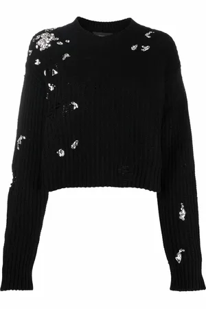 Dsquared2 Crystal-embellished cropped jumper
