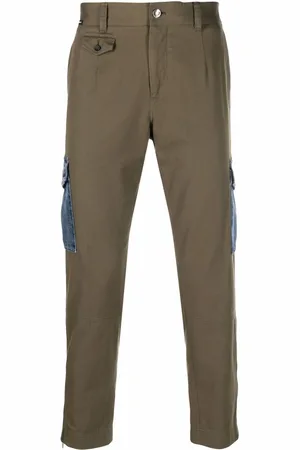 Dolce & Gabbana Denim-pocket straight trousers