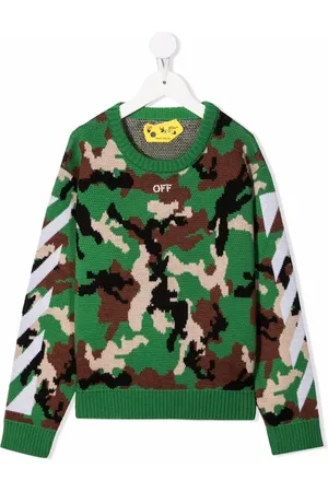 OFF-WHITE Camouflage-pattern jumper