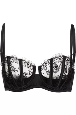 FLEUR DU MAL Frankie lace boned balconette bra