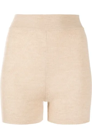 Cashmere In Love Alexa ribbed-knit biker shorts