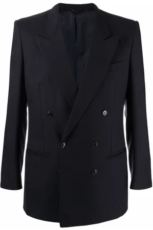 Pierre Cardin 1990s peak lapels double-breasted blazer