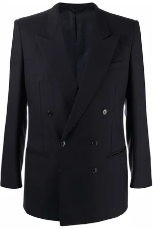 Pierre Cardin 1990s peak lapels double-breasted blazer