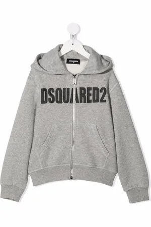 Dsquared2 Logo-print zip-up hoodie