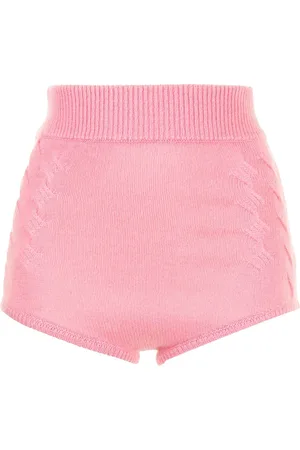 Cashmere In Love Mimie high-waisted cashmere shorts