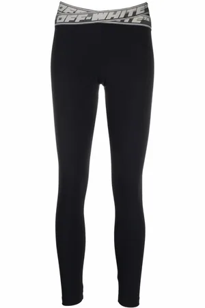 OFF-WHITE Logo-waistband leggings