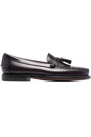 SEBAGO Tassel-detail leather penny loafers