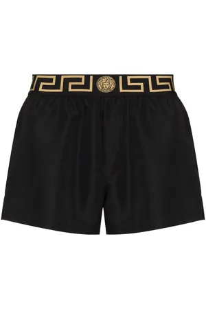 VERSACE Greca Border swim shorts
