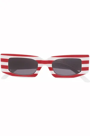 SUNNEI Square-frame striped sunglasses