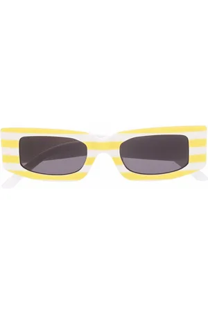SUNNEI Square-frame striped sunglasses