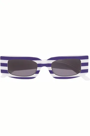 SUNNEI Square-frame striped sunglasses