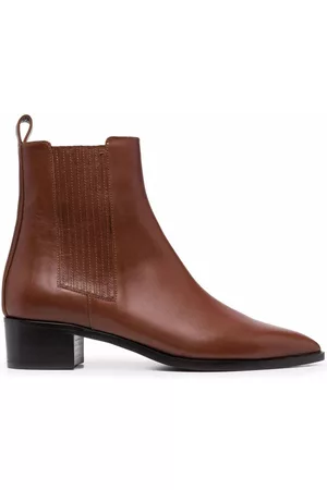 Scarosso Olivia leather ankle boots