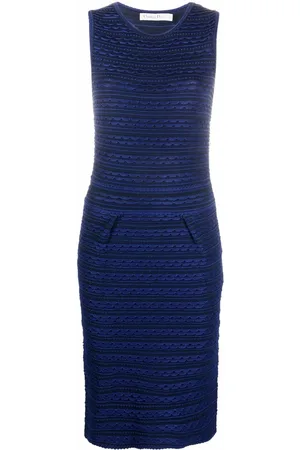 Dior 2010s scalloped effect knitted dress