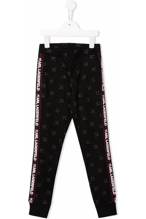 Karl Lagerfeld Logo-tape track pants