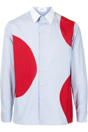 Ports V Dot-print long-sleeve shirt