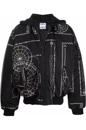 MARCELO BURLON Astral-print bomber jacket